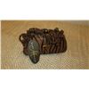 Image 3 : New Mary Frances Beaded Bag:  Tiger-Striped Fur w/Twisted Beadwork