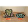 Image 1 : 2 New Mary Frances Beaded Handbags: Vintage Motif Pouch and Turquoise Clutch