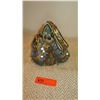Image 3 : New Mary Frances Beaded Bag:  "Genie" Gold/Blue/Mauve Pleated Pouch