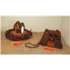 Image 1 : 2 New Mary Frances Beaded Bags: "Tangerine Dream" and Cranberry-Decked Canteen