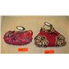 Image 1 : 2 New Mary Frances Beaded Bags: Luminescent Pink/Red "Flambe" and "Cherry Cupcake"