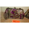 Image 3 : 2 New Mary Frances Beaded Bags: Jewel-Hued Purse and Embellished Clutch
