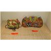 Image 1 : 2 New Mary Frances Beaded Bags: Paisley "Uppsey Daisy" and Flamingo Purse