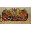 Image 2 : 2 New Mary Frances Beaded Bags: Paisley "Uppsey Daisy" and Flamingo Purse