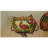 Image 3 : 2 New Mary Frances Beaded Bags: Paisley "Uppsey Daisy" and Flamingo Purse