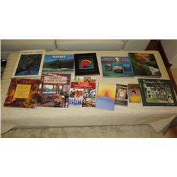 12 Misc. Hawaiiana Books: Hawaii A Sense of Place, Timeline Hawaii, Ano Lani, etc.