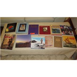 12 Misc. Hawaiiana Books: Waikiki Beachboy, Patterns in Tapa, Sunday in Hawaiia, etc.