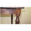 Image 13 : Vintage Wood Table with Swirl-Carved Legs - Koa Wood? 37X28X29