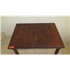 Image 2 : Vintage Wood Table with Swirl-Carved Legs - Koa Wood? 37X28X29