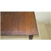 Image 8 : Vintage Wood Table with Swirl-Carved Legs - Koa Wood? 37X28X29