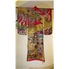 Image 1 : Spellbinding, Vibrant Red, Gold Embroidered Wedding Kimono - Approx. 70" L