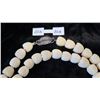 Image 3 : 46" Single Strand Carved Ivory "Pikake Lei Style" Necklace
