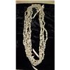 Image 1 : 5-Strand Tahitian ? Shell Lei Necklace