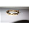 Image 2 : Vintage Heirloom 14K Gold Ming's Bangle Bracelet 16 grams