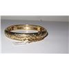 Image 8 : Vintage Heirloom 14K Gold Ming's Bangle Bracelet 16 grams