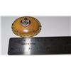 Image 3 : Large (Agate?) Cabochon Brooch w/Hawaiian Kingdom Crest