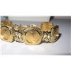 Image 6 : Bracelet with Five 1/10 oz American Eagle 22K Gold Coins in 14K Gold Link Setting