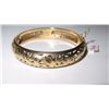 Image 2 : Vintage 14K Gold Ming's Bangle Bracelet 22 grams