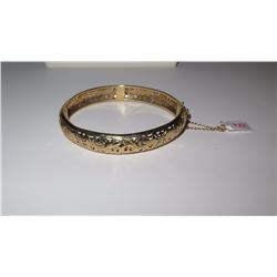 Vintage Heirloom 14K Ming's Bangle Bracelet, 18 grams