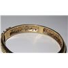 Image 8 : Vintage Heirloom 14K Ming's Bangle Bracelet, 18 grams