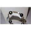 Image 2 : 14K Gold Black Pearl Bracelet - 5 Pearls