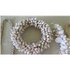 Image 2 : Large Shell Wreath, Thick Shell Cluster Strand, 4 Misc. Decorative Shell Lei