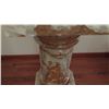 Image 4 : Green Onyx Column Pedestal - Rich Layers of Coppery/Bronze Mineral Deposits