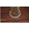 Image 5 : Green Onyx Column Pedestal - Rich Layers of Coppery/Bronze Mineral Deposits