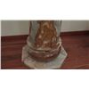 Image 7 : Green Onyx Column Pedestal - Rich Layers of Coppery/Bronze Mineral Deposits