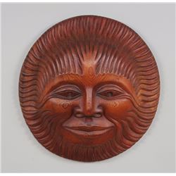 Northwest Coast Carved Sun Mask16" D.  Good Condition