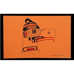 Henry Hunt Serigraph Kwakiutl Thunderbird '80  7/11  10 1/2"x 16 1/2"  Good Condition