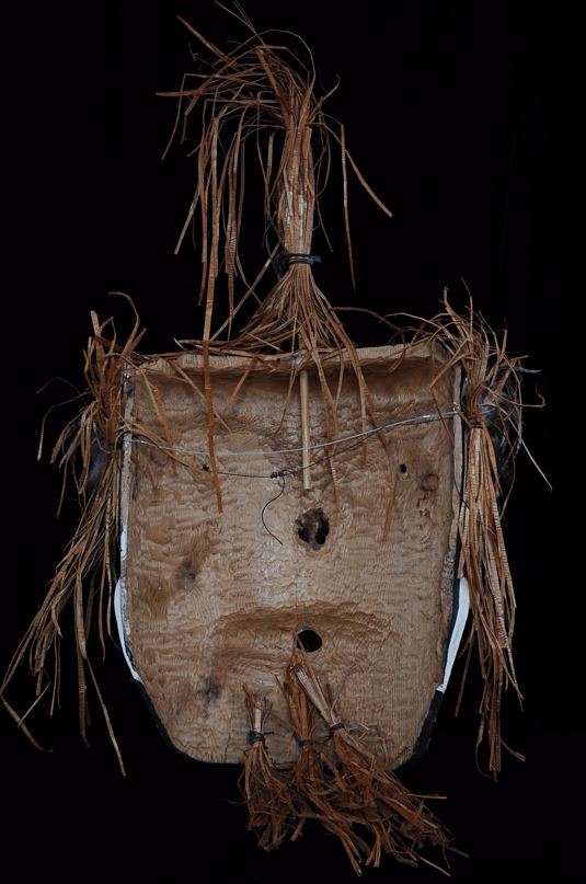 Large Haisla Grouse Mask Carved by Ralph Wilson 26