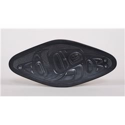 Argillite Dish with Thunderbird Design Carved by Doug Wilson, Co-author of the Book "Argillite Art o