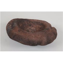Figural Northwest Coast Stone Bowl 7" L. 6" W.