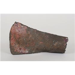 Native Copper Axe Head From Lake Geneva, WI - E. Stendahl Collection 5 3/4" L. 3 3/8" W.