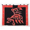 Image 1 : Northwest Coast Button Dance Robe with Raven Design 43"x 53"  Good Condition