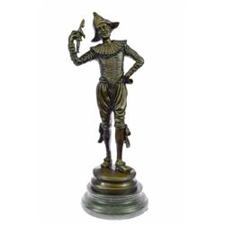 Lively Jester Bronze Sculpture