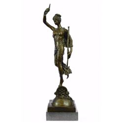 Vauthier Fortuna Goddess Of Fortune Bronze Statue