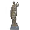 Image 3 : solid  bronze sculpture on marble base