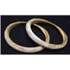 Image 1 : TWO AFRICAN SHELL BRACLETS