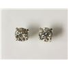 Image 1 : #11-14KT WHITE GOLD DIAMOND EARRINGS
