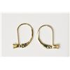 Image 2 : #14-14KT YELLOW GOLD DIAMOND EARRINGS