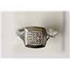 Image 1 : #39-STERLING SILVER DIAMOND RING