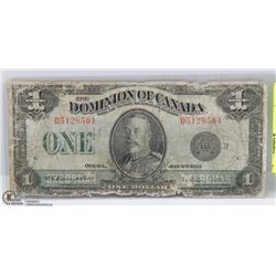 DOMINION OF CANADA 1923 ONE $