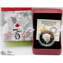 69) RCM 2014 $25 ULTRA-HIGH RELIEF FINE SILVER COIN