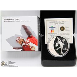 RCM 2008 $25 STERLING SILVER COIN OLYMPICS FIGURE