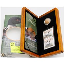 RCM LIMITED EDITION STAMP & COIN SET ELUSIVE LOON