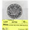 Image 1 : 2007 $5 1OZ FINE SILVER 9999 MAPLE LEAF