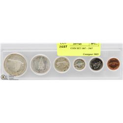 CANADIAN COIN SET 1867 - 1967