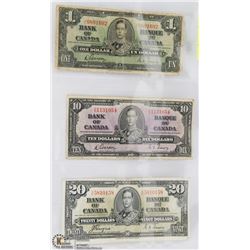 1937 CANADIAN BILL COLLECTION
